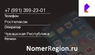 Кто звонил с 9913992301 - регион и оператор
